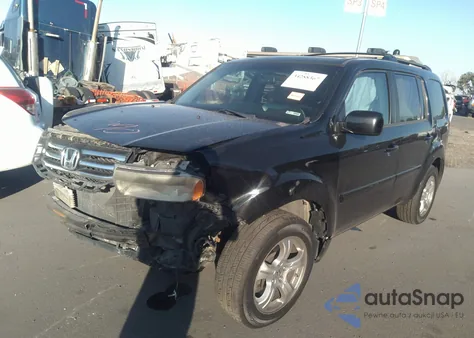 2013 Honda Pilot Ex-L from USA, damaged, VIN 5FNYF4H72DB002155